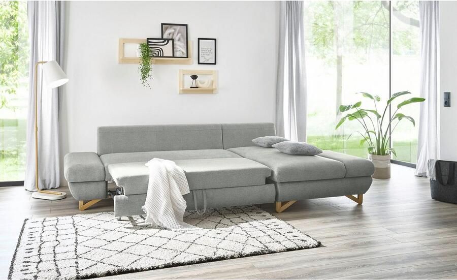 Home affaire Slaapbank City Giron comfortabele slaapbank (ligoppervlak 245 x 138 cm) en bedlade - Foto 7