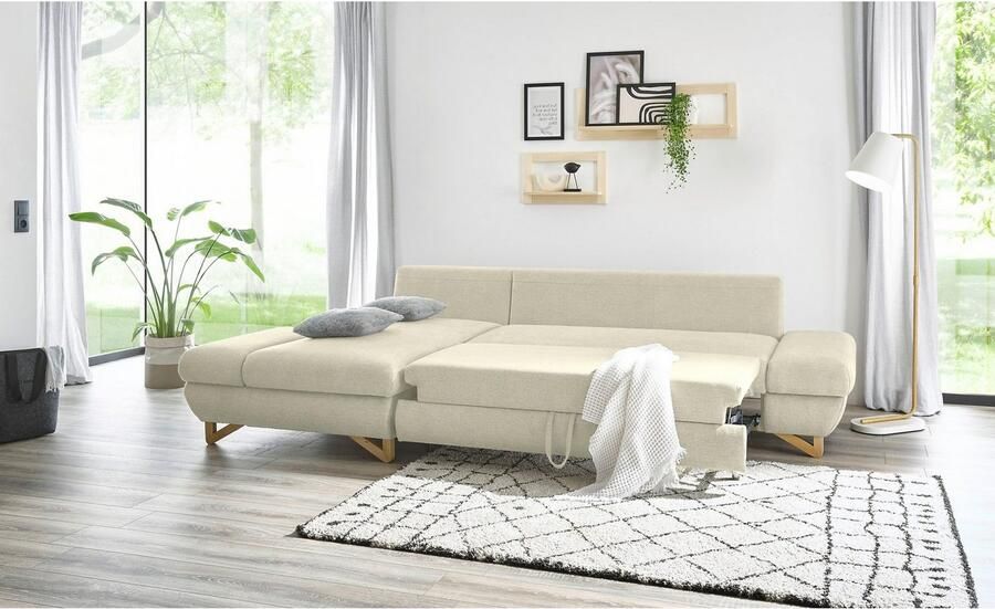 Home affaire Slaapbank City Giron comfortabele slaapbank (ligoppervlak 245 x 138 cm) en bedlade - Foto 7