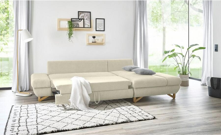 Home affaire Slaapbank City Giron comfortabele slaapbank (ligoppervlak 245 x 138 cm) en bedlade - Foto 7