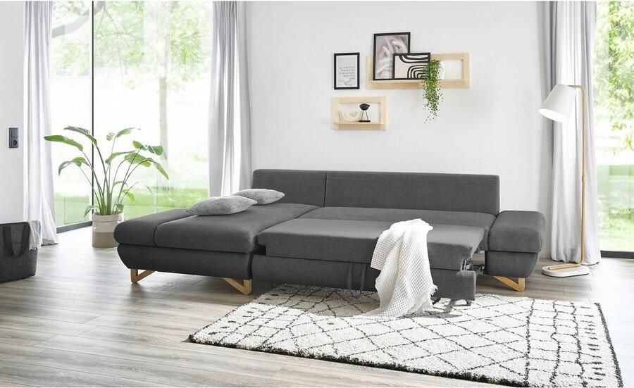 Home affaire Slaapbank City Giron comfortabele slaapbank (ligoppervlak 245 x 138 cm) en bedlade - Foto 8