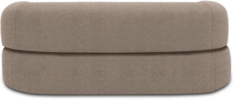 INOSIGN Slaapbank Denair ovaal pocketvering slaapbank organisch design. Breedte 208cm 2-zitsbank kan worden omgevormd tot een ligoppervlak door hem neer te klappen - Foto 9