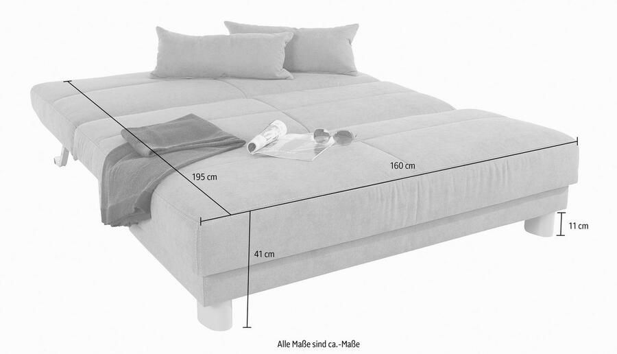 INOSIGN Slaapbank GINA in een handomdraai van bank in bed te veranderen - Foto 3