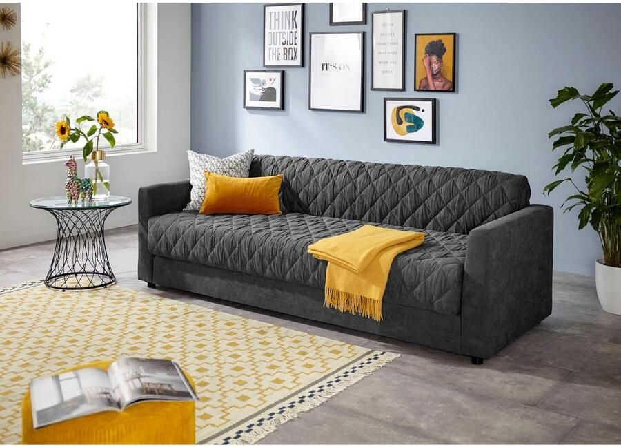 INOSIGN Slaapbank Kelly Inclusief topmatras met binnenvering bekleding is afneembaar - Foto 2
