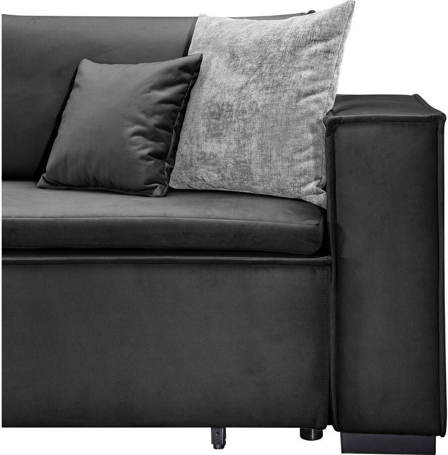 INOSIGN Slaapbank Manhattan met boxspringopbouw slaapfunctie & bedkist bank met bedfunctie