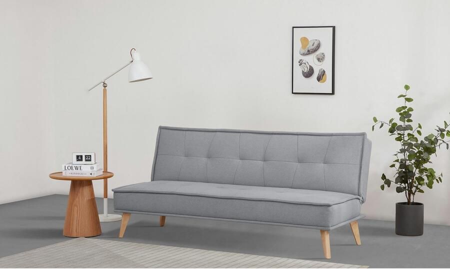 INOSIGN Slaapbank MENDOTA 181 cm 3-zits met slaapfunctie verstelbare rugleuning inklapmechanisme geweven stof - Foto 6