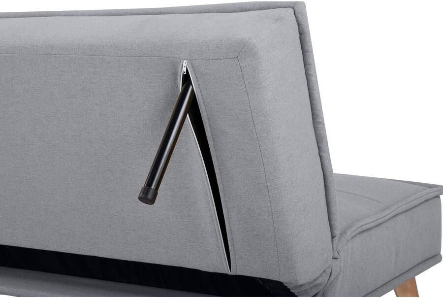 INOSIGN Slaapbank MENDOTA 181 cm 3-zits met slaapfunctie verstelbare rugleuning inklapmechanisme geweven stof - Foto 3