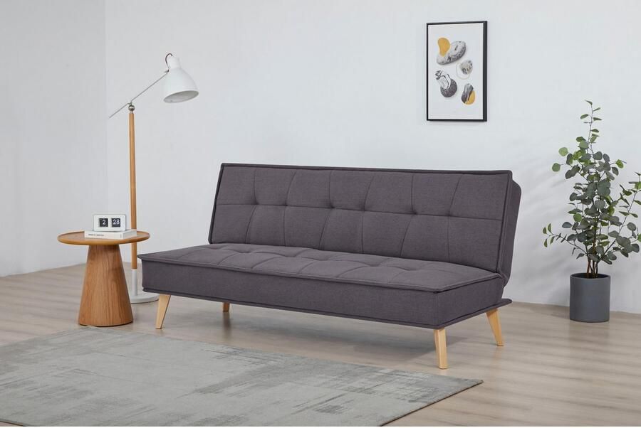 INOSIGN Slaapbank MENDOTA 181 cm 3-zits met slaapfunctie verstelbare rugleuning inklapmechanisme geweven stof - Foto 3