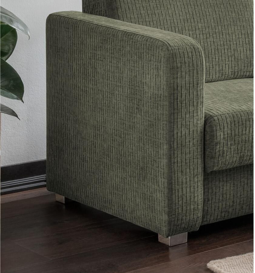 INOSIGN Slaapbank Mia probleemoplosser bank enkele uittrek slaapbank tijdloos en comfortabel