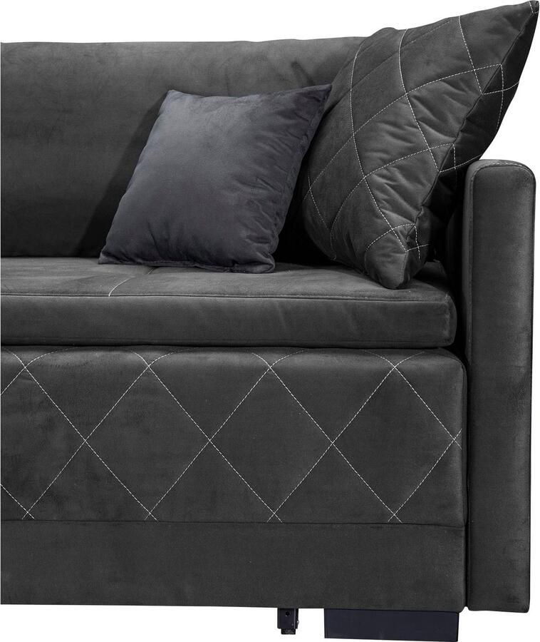 INOSIGN Slaapbank Potsdam met boxspringopbouw slaapfunctie & bedkist bank met bedfunctie