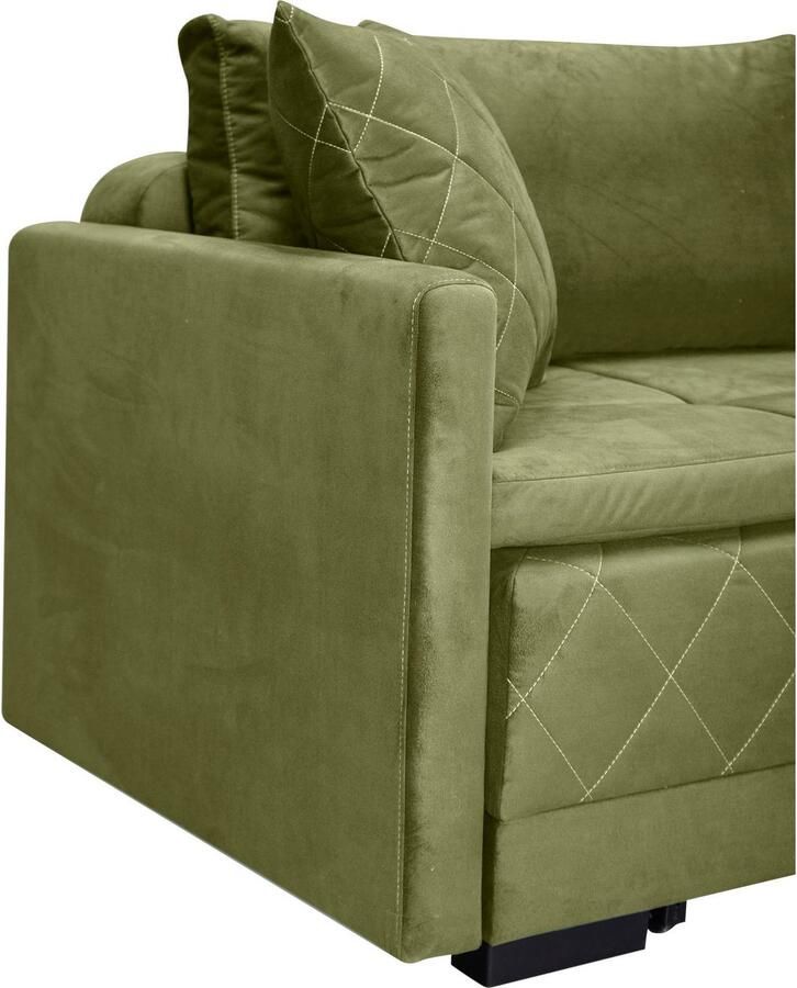 INOSIGN Slaapbank Potsdam met boxspringopbouw slaapfunctie & bedkist bank met bedfunctie - Foto 2