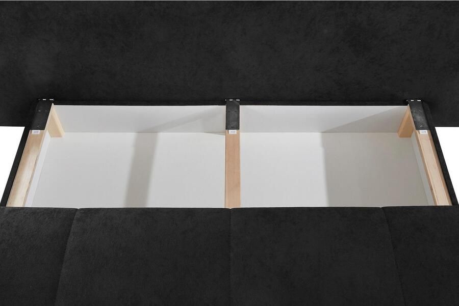 INOSIGN Slaapbank Pumo met boxspringuitvoering slaapfunctie en bedkist met binnenvering