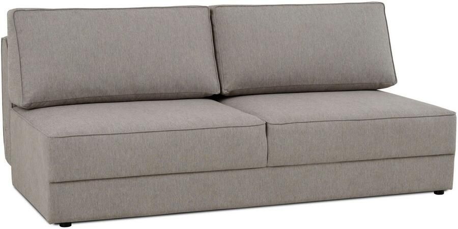 INOSIGN Slaapbank Simonton 3-zits Breedte 202 cm Ligoppervlak 202x146 cm incl. bedlade zachte structuurstof - Foto 5