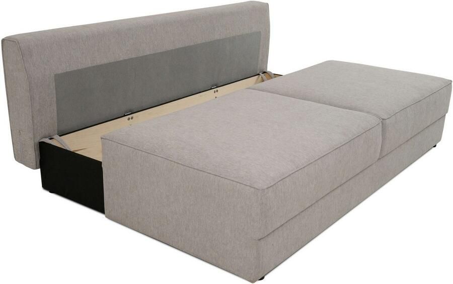 INOSIGN Slaapbank Simonton 3-zits Breedte 202 cm Ligoppervlak 202x146 cm incl. bedlade zachte structuurstof - Foto 4