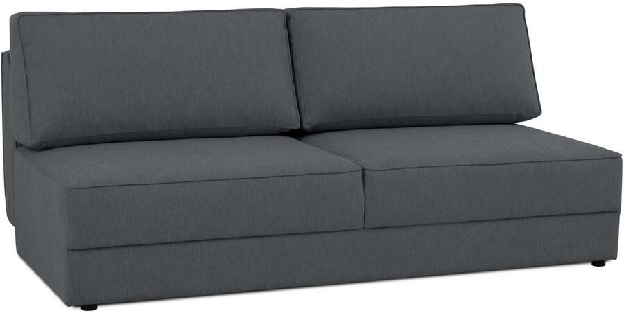 INOSIGN Slaapbank Simonton 3-zits Breedte 202 cm Ligoppervlak 202x146 cm incl. bedlade zachte structuurstof - Foto 5