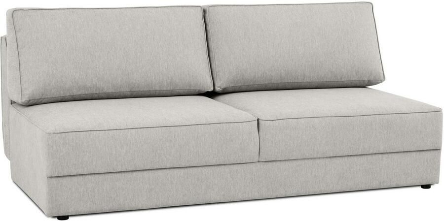 INOSIGN Slaapbank Simonton 3-zits Breedte 202 cm Ligoppervlak 202x146 cm incl. bedlade zachte structuurstof - Foto 5