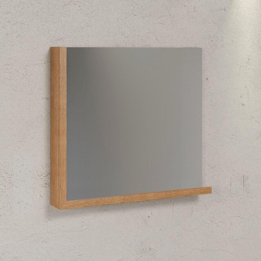 INOSIGN Spiegel Premont Frame en plank in houtlook bxh ca.: 80 x72 cm (1 stuk) - Foto 3