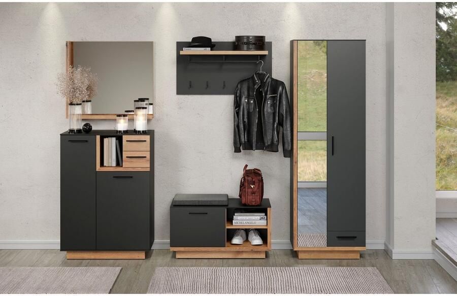 INOSIGN Spiegel Premont Frame en plank in houtlook bxh ca.: 80 x72 cm (1 stuk) - Foto 5