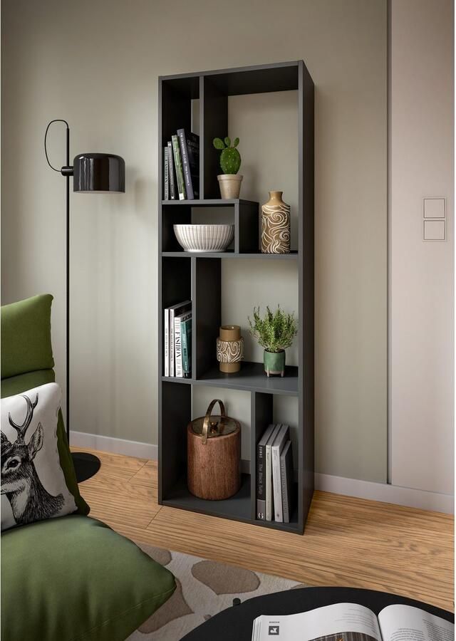 INOSIGN Staand rek Korak breedte 159 cm verticaal of horizontaal te monteren universaal inzetbaar rek lowboard roomdivider tv-meubels wandrek - Foto 5