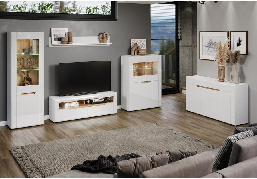 INOSIGN Dressoir Graz Afm. gemonteerd (B D H in cm): 150x39x84 hoogglansfront (1 stuk) - Foto 10