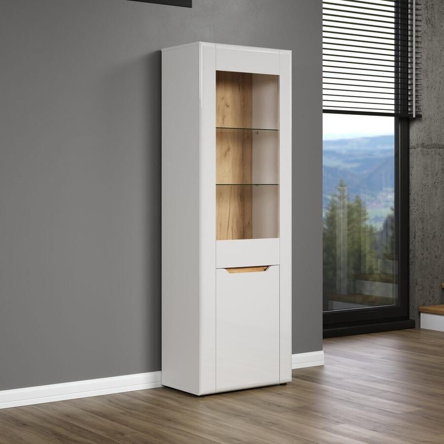 INOSIGN Staande vitrinekast Graz Greeploos (1 stuk) - Foto 3