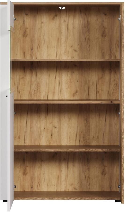 INOSIGN Staande vitrinekast Linz Opbergvitrine met elegante eindhouttoepassingen 90 42 146 cm (1 stuk) - Foto 9