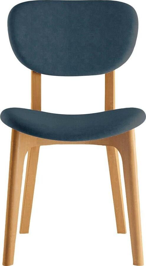 INOSIGN Stoel COZY Made in Italy Frame in beuken kersen- of notenhout massief hout designstoel (set 2 stuks) - Foto 8
