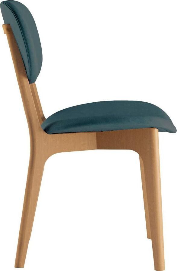 INOSIGN Stoel COZY Made in Italy Frame in beuken kersen- of notenhout massief hout designstoel (set 2 stuks) - Foto 6