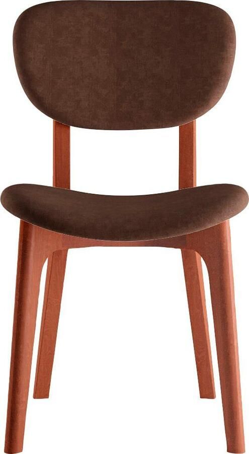 INOSIGN Stoel COZY Made in Italy Frame in beuken kersen- of notenhout massief hout designstoel (set 2 stuks) - Foto 8