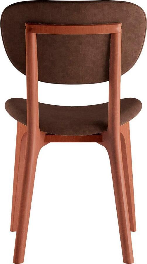 INOSIGN Stoel COZY Made in Italy Frame in beuken kersen- of notenhout massief hout designstoel (set 2 stuks) - Foto 7
