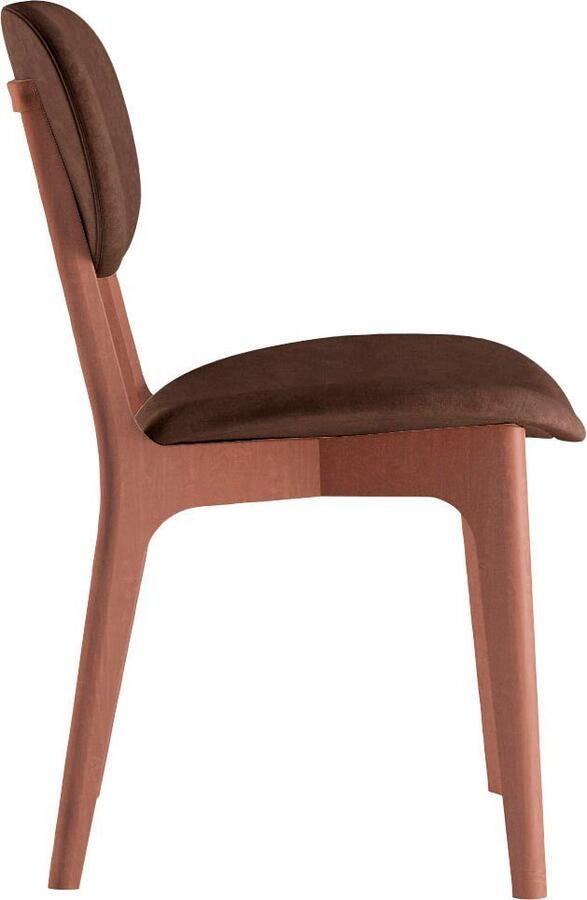 INOSIGN Stoel COZY Made in Italy Frame in beuken kersen- of notenhout massief hout designstoel (set 2 stuks) - Foto 6