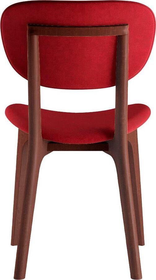 INOSIGN Stoel COZY Made in Italy Frame in beuken kersen- of notenhout massief hout designstoel (set 2 stuks) - Foto 6