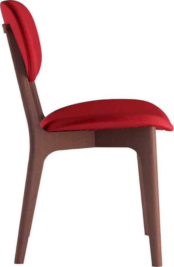 INOSIGN Stoel COZY Made in Italy Frame in beuken kersen- of notenhout massief hout designstoel (set 2 stuks) - Foto 5