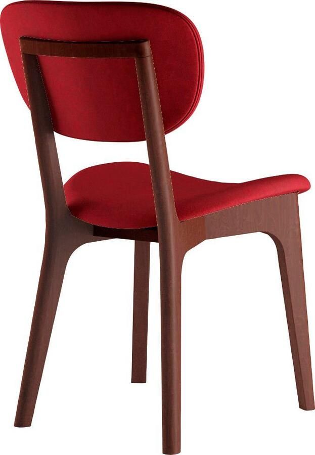 INOSIGN Stoel COZY Made in Italy Frame in beuken kersen- of notenhout massief hout designstoel (set 2 stuks) - Foto 4