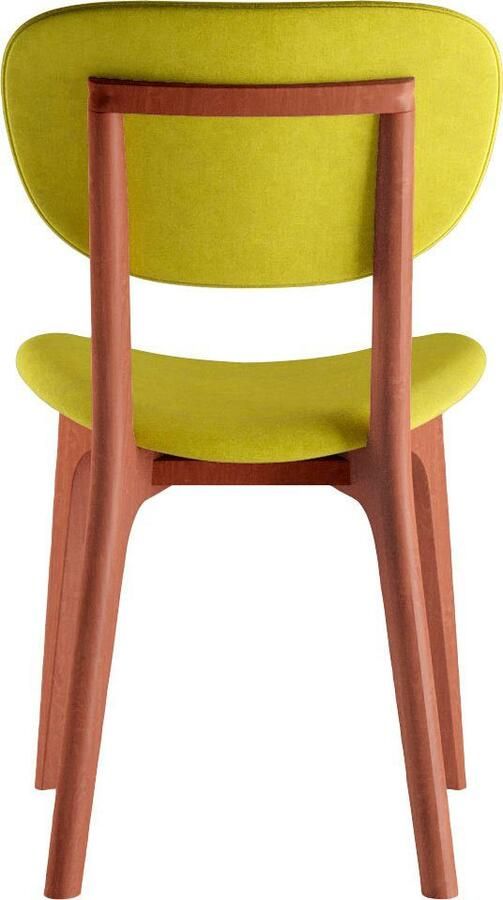 INOSIGN Stoel COZY Made in Italy Frame in beuken kersen- of notenhout massief hout designstoel (set 2 stuks) - Foto 7