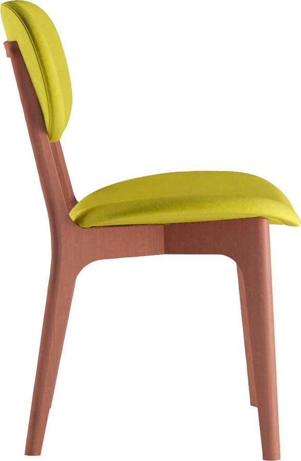 INOSIGN Stoel COZY Made in Italy Frame in beuken kersen- of notenhout massief hout designstoel (set 2 stuks) - Foto 6
