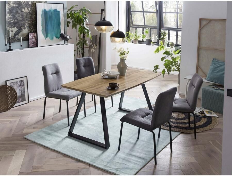 Home affaire Eettafel Aage Eikendecor breedte 140 cm - Foto 4