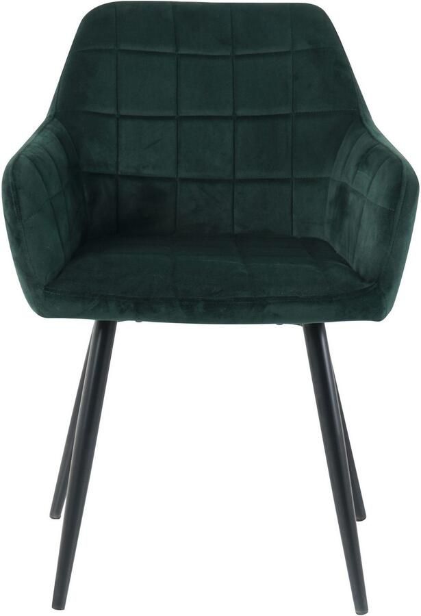 INOSIGN Stoel met 4 poten met vierkante stiksels binnenin (set 2 stuks) - Foto 2