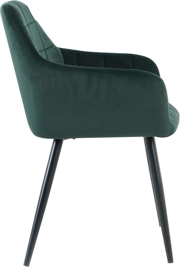 INOSIGN Stoel met 4 poten met vierkante stiksels binnenin (set 2 stuks) - Foto 3