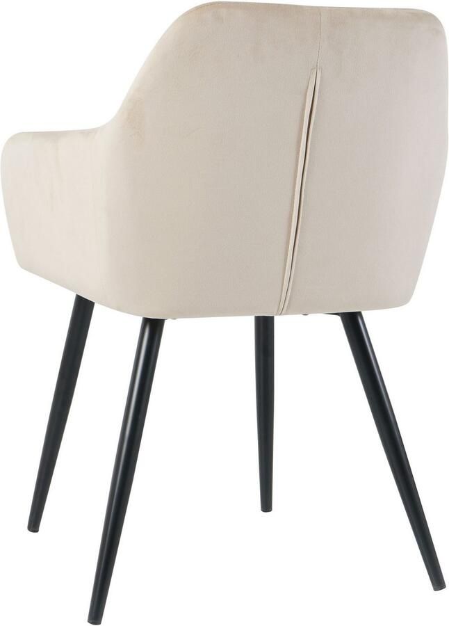 INOSIGN Stoel met 4 poten met vierkante stiksels binnenin (set 2 stuks) - Foto 2