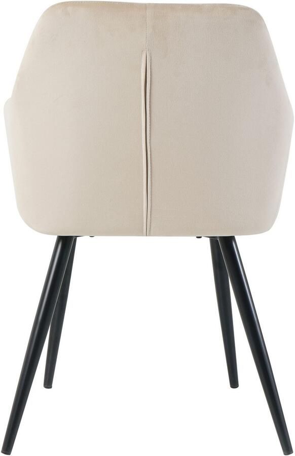 INOSIGN Stoel met 4 poten met vierkante stiksels binnenin (set 2 stuks) - Foto 5