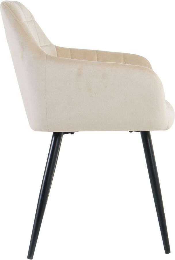 INOSIGN Stoel met 4 poten met vierkante stiksels binnenin (set 2 stuks) - Foto 4