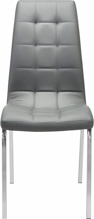 INOSIGN Stoel met 4 poten Paars (set van 2) bekleding in imitatieleer verchroomd metalen frame (set 2 stuks) - Foto 10