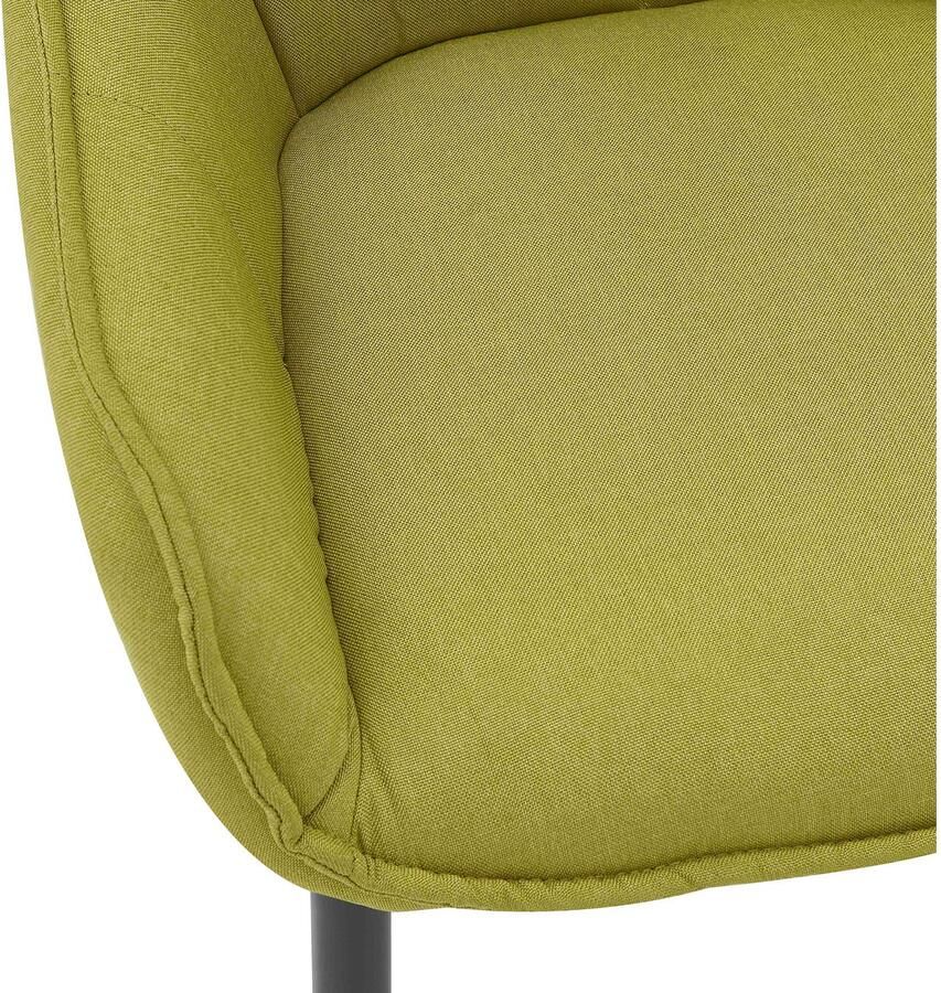 INOSIGN Stoel met armleuningen Maretta met doorgestikte rug