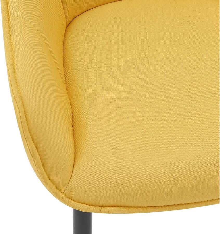 INOSIGN Stoel met armleuningen Maretta met doorgestikte rug