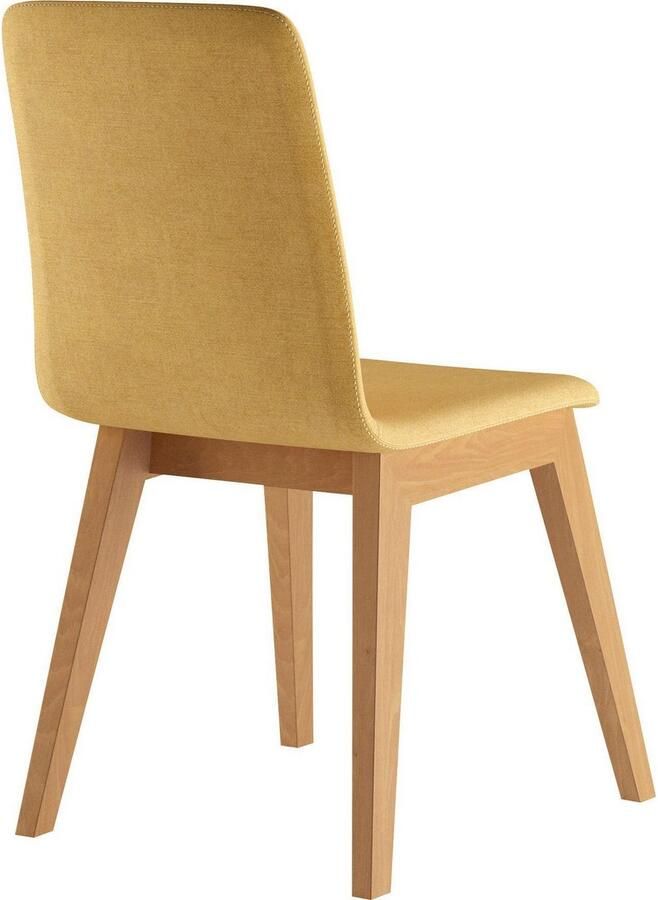 INOSIGN Stoel Sandy met verschillende stoelpootkleuren en kleurvarianten zithoogte 47 cm (2 stuks)