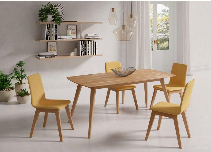 INOSIGN Stoel Sandy met verschillende stoelpootkleuren en kleurvarianten zithoogte 47 cm (2 stuks) - Foto 3