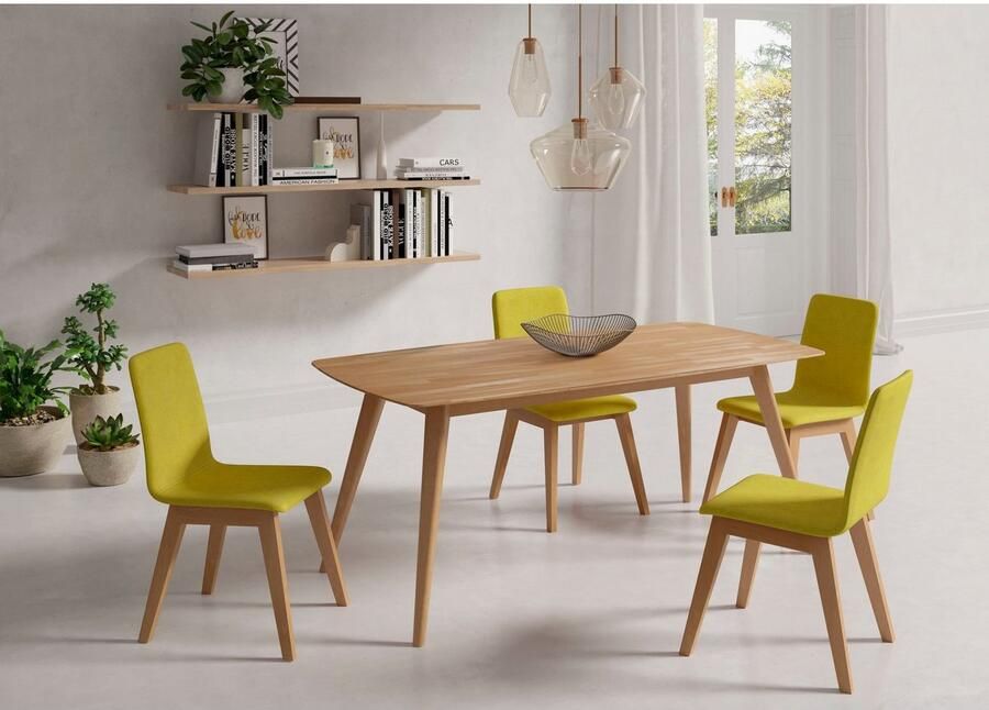INOSIGN Stoel Sandy met verschillende stoelpootkleuren en kleurvarianten zithoogte 47 cm (2 stuks) - Foto 3