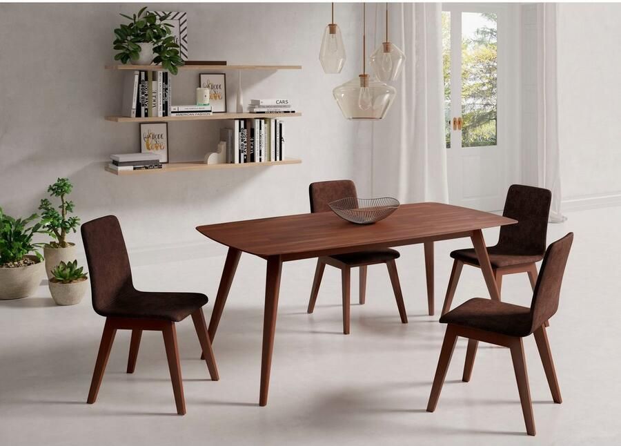 INOSIGN Stoel Sandy met verschillende stoelpootkleuren en kleurvarianten zithoogte 47 cm (2 stuks) - Foto 3