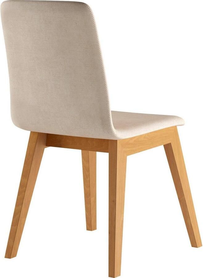 INOSIGN Stoel Sandy met verschillende stoelpootkleuren en kleurvarianten zithoogte 47 cm (2 stuks)