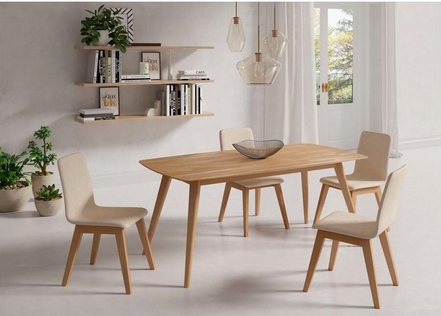 INOSIGN Stoel Sandy met verschillende stoelpootkleuren en kleurvarianten zithoogte 47 cm (2 stuks) - Foto 3